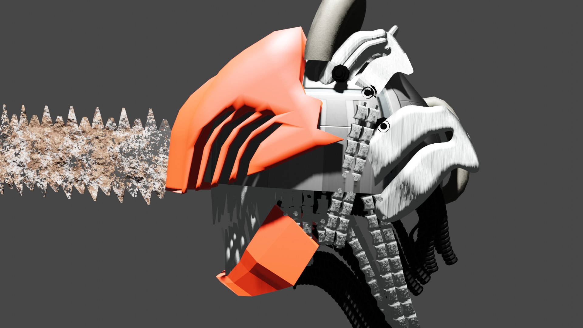 Chainsaw Head model TurboSquid 1771680
