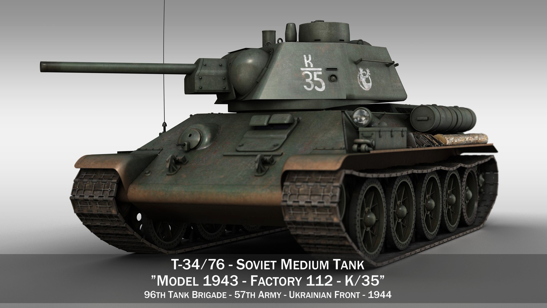 3D T-34-76 - Model 1943 - Soviet medium tank - K35 https://p.turbosquid.com/ts-thumb/rZ/RwF54O/MS/m43_k3502/jpg/1618681669/1920x1080/fit_q87/859ca94cffc9f35fe3633e81582e6449ef1d4524/m43_k3502.jpg