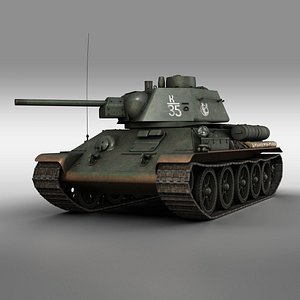 3D T-34-76 - Model 1943 - Soviet medium tank - K35