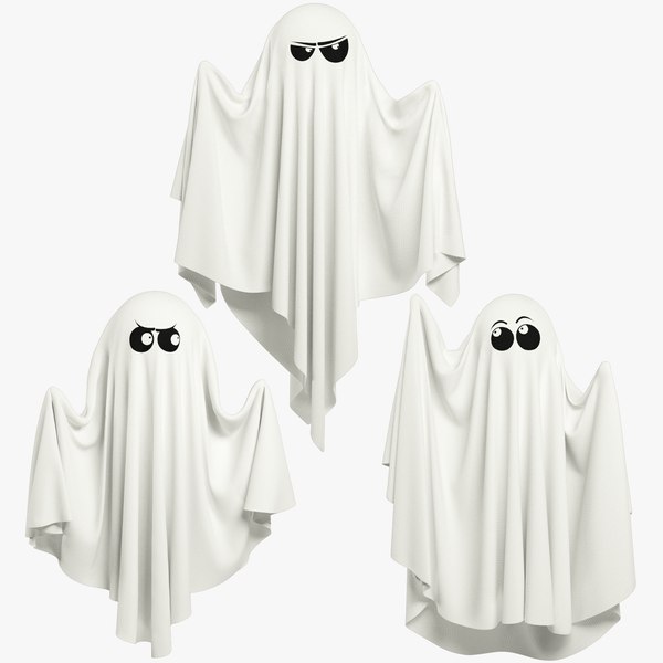 Funny Ghosts Collection V1 3D model