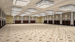 3D model Hilton Bomonti Ballroom
