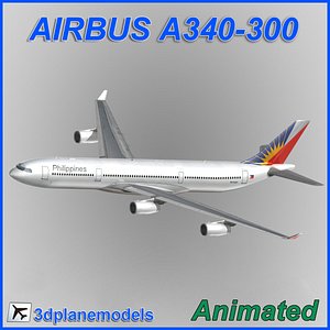3d airbus a340-300