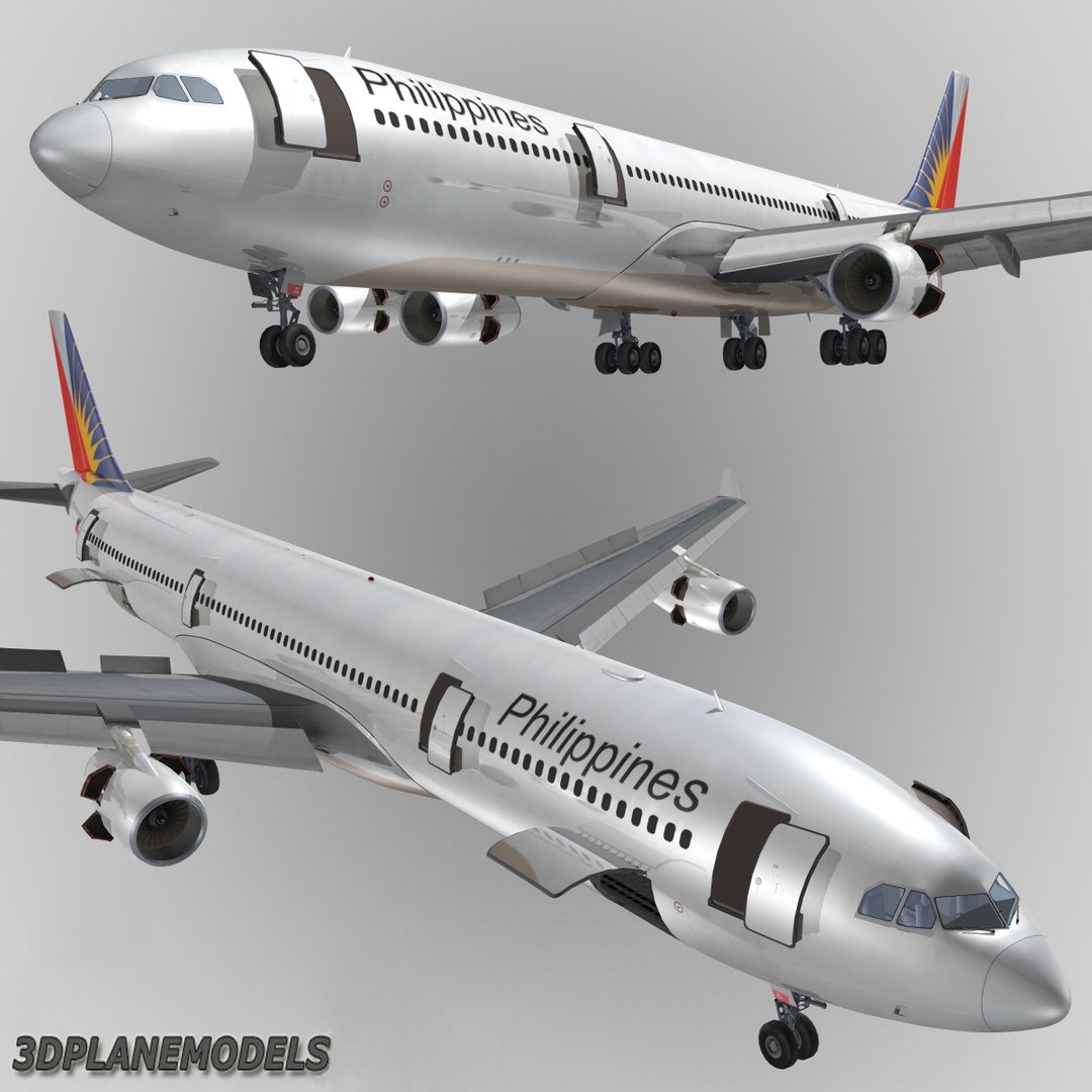 3d Airbus A340-300