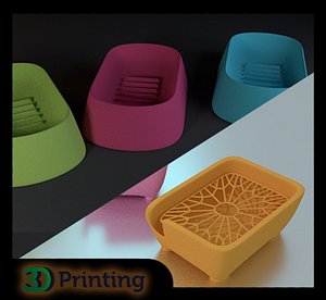 3d soap dishes model