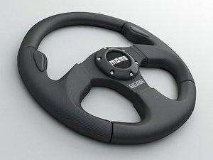 3d model momo jet steering wheel