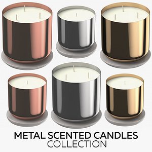 Metal Scented Candles Collection