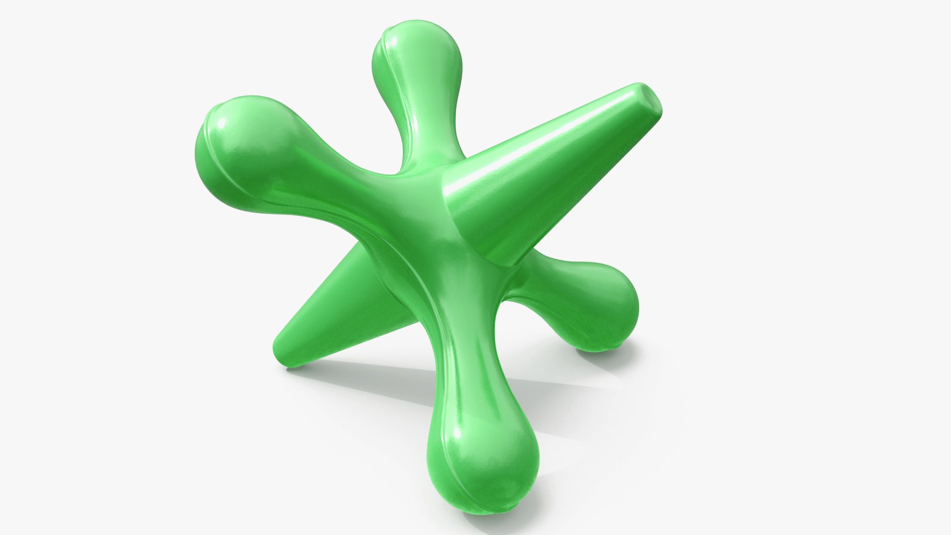 Jacks Silver Green 3D model preview