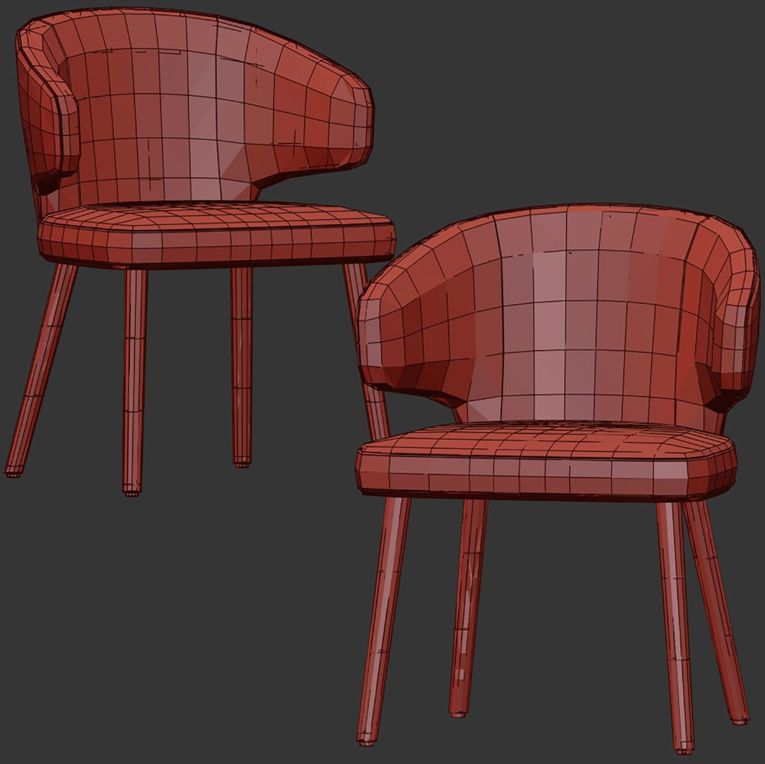 3D Modern dining chair - TurboSquid 1898206