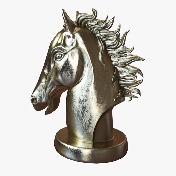 3d model horse head