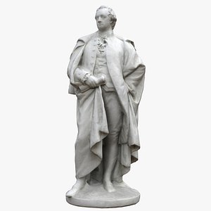 3D goethe statue model