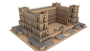 Government House of Baku 3D
