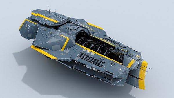 modelo 3d Nave espacial de ciencia ficción 11 - TurboSquid 2309447