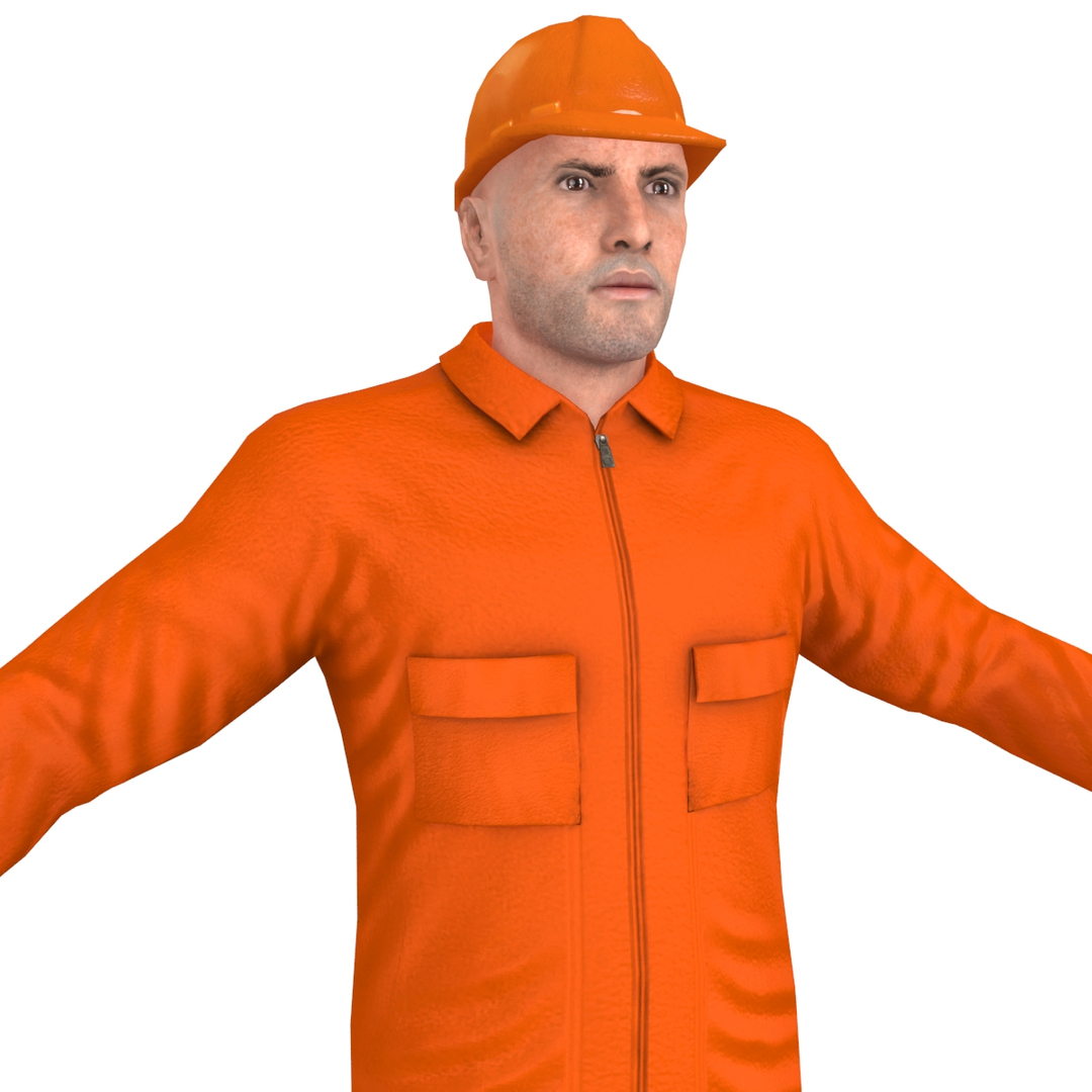 Character worker person 3D model - TurboSquid 1275570