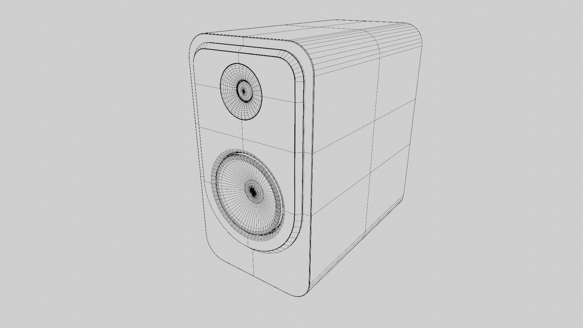 3D Model Bookshelf Speaker TurboSquid 2086793