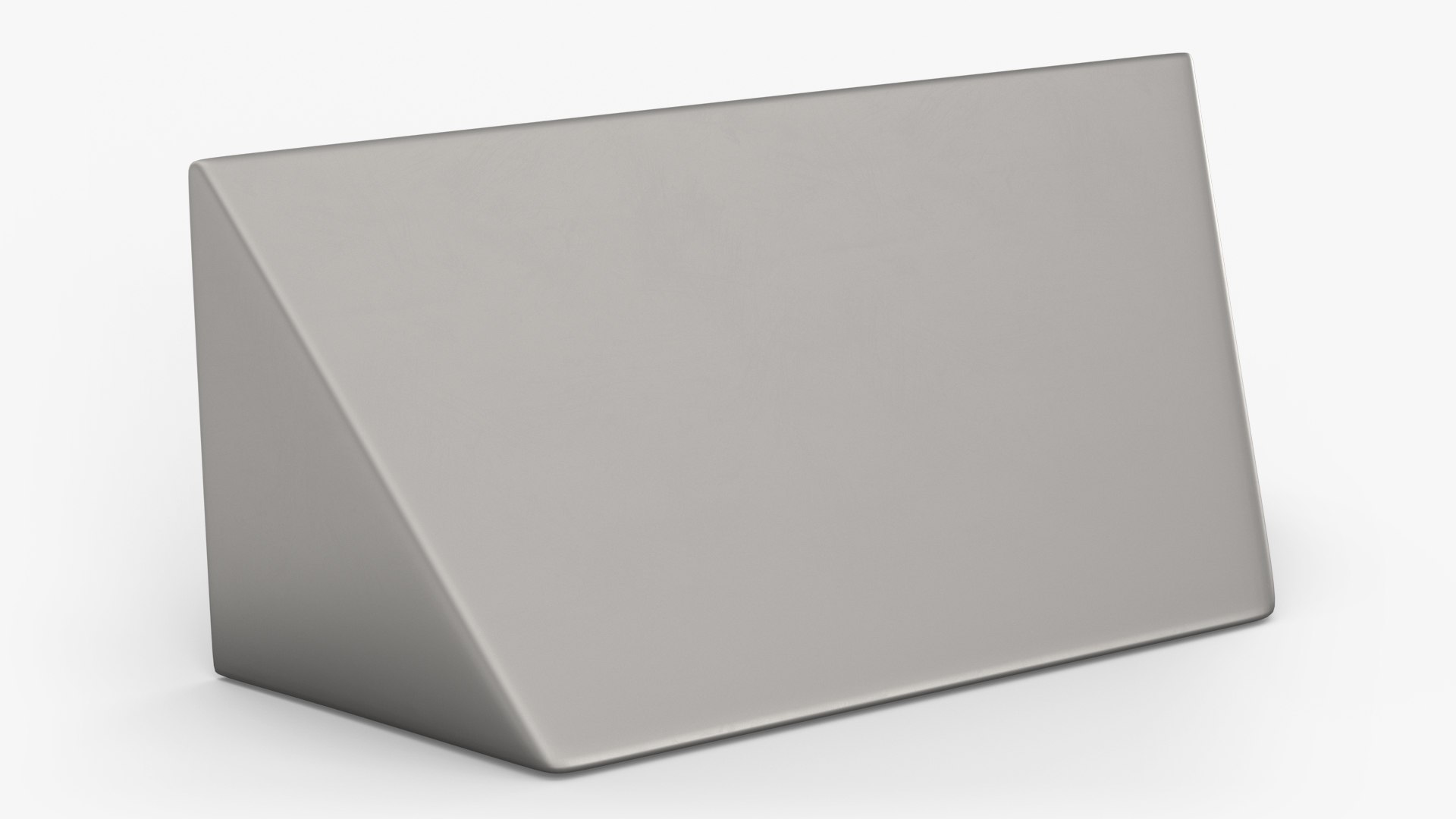 Kitchen Cabinet Handle Bin Pull Closed Silver 3D model preview