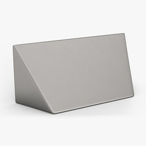 Kitchen Cabinet Handle Bin Pull Closed Silver 3D