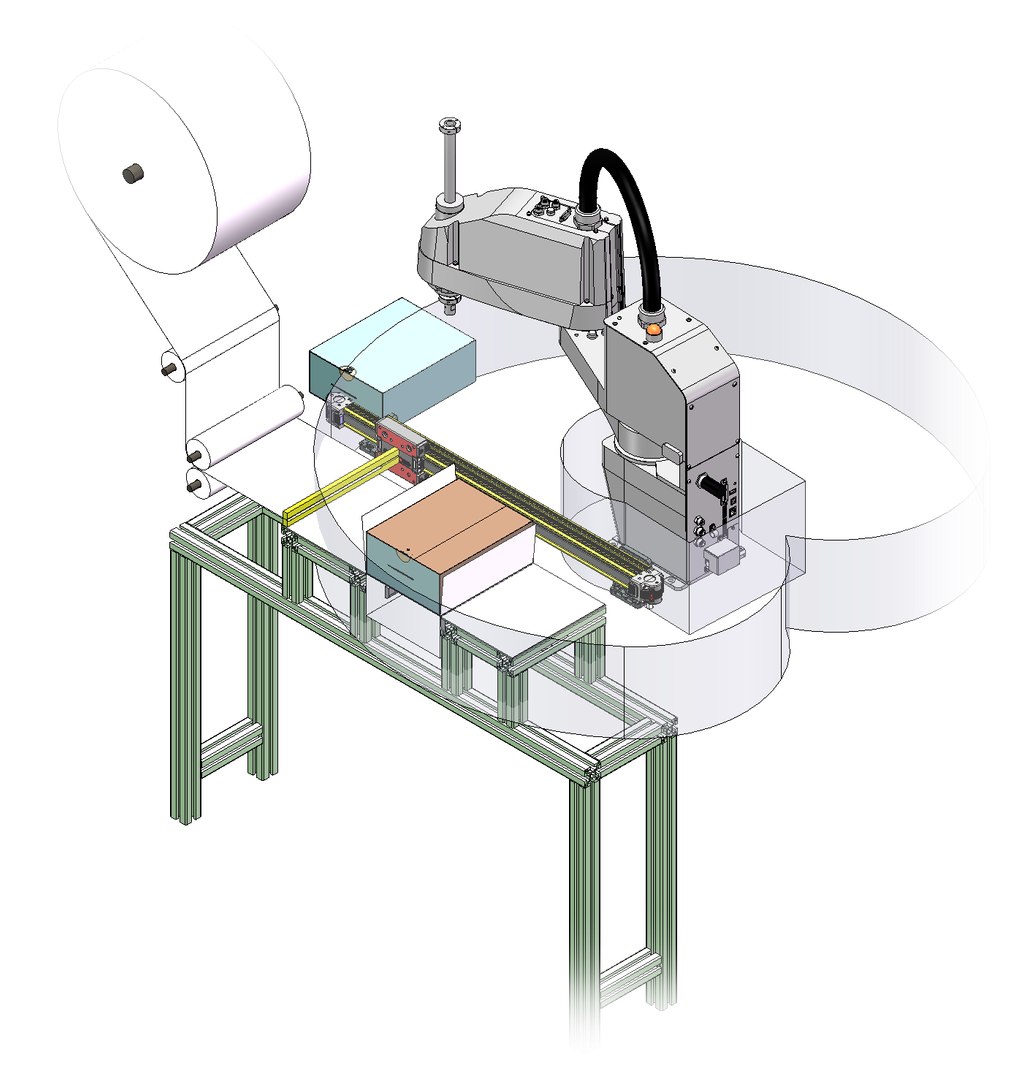 3D Packaging Machine Production Process Line - TurboSquid 2152926
