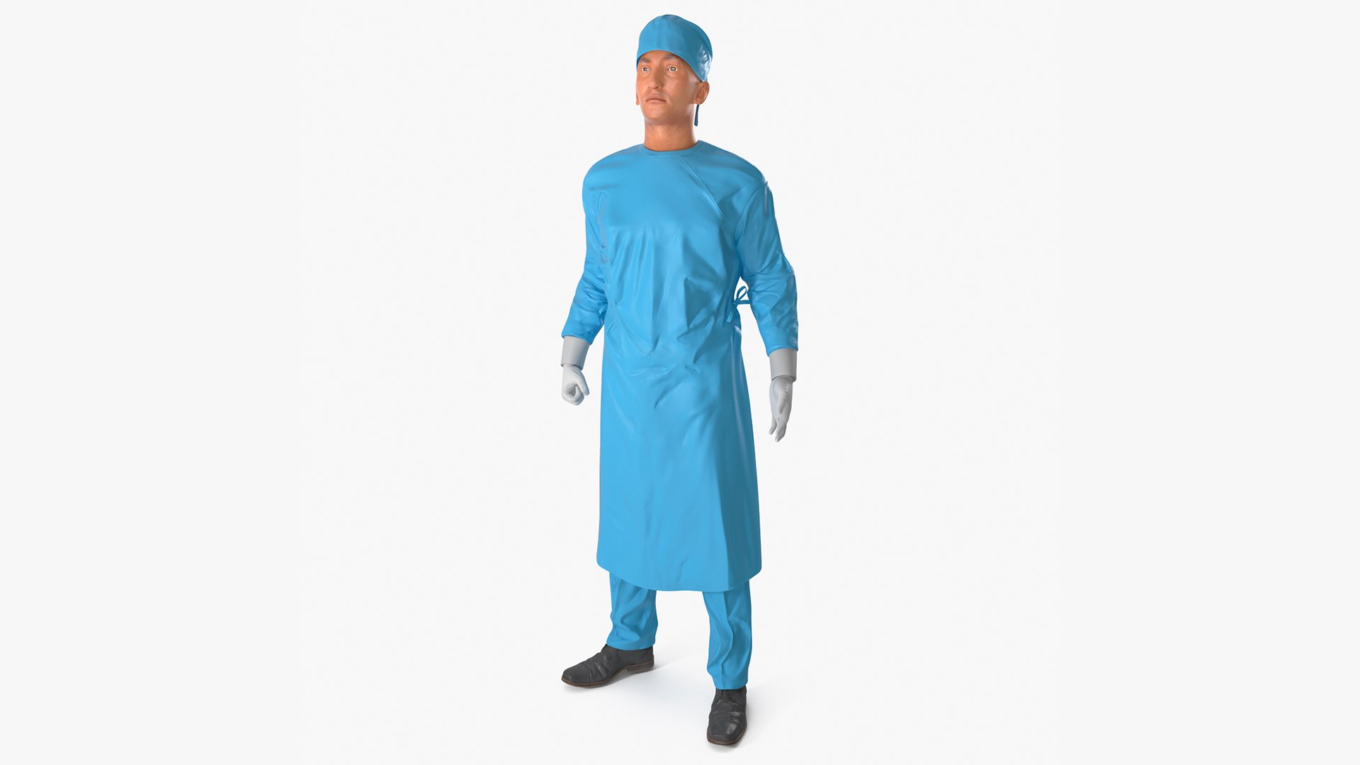 Surgeon Doctor Rigged 3D model preview
