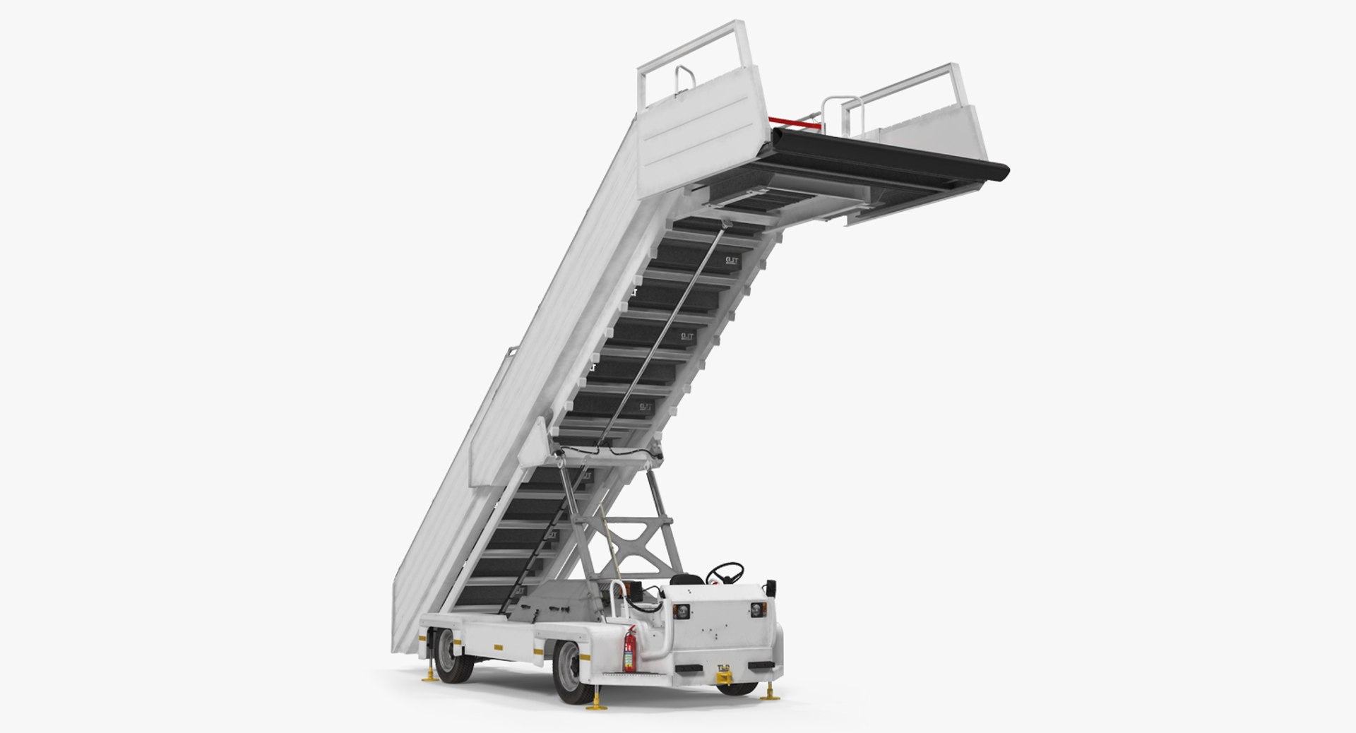 Passenger Steps TLD ABS 580 Rigged 3D model preview