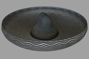 Sombrero Zapata 3D model
