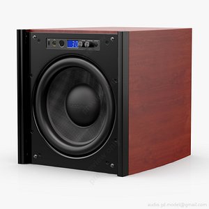 3d model subwoofer 12 velodyne dd-12