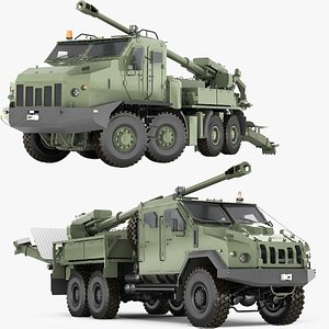 Bogdana Howitzer collection 3D