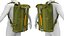 Tactical Military Parachute Backpack Worn Green