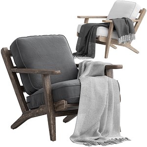 3D model Naturally Provincial Leisure Armchair