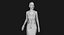 3d model rigged female business suit