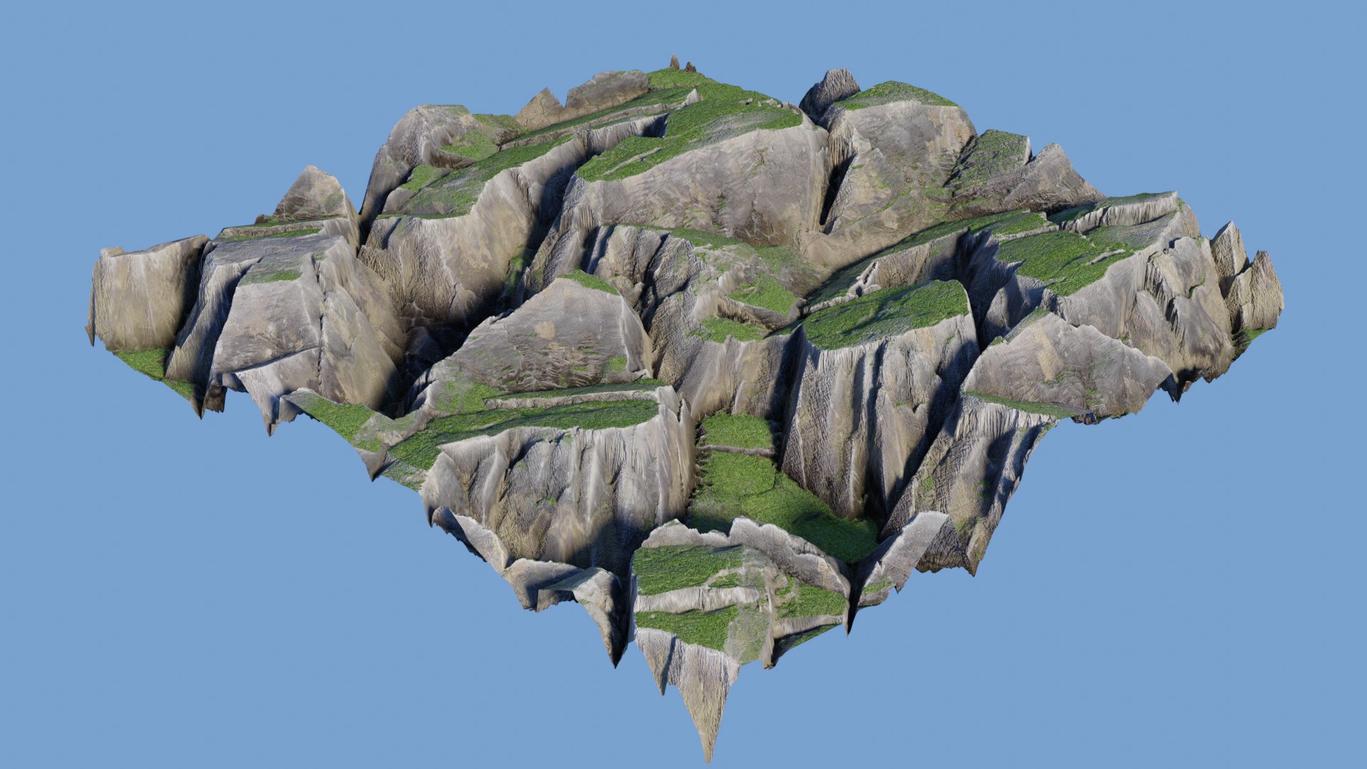 Rock Landscape Model - TurboSquid 1520348