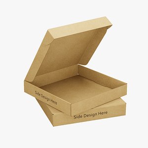 3D model Pizza Box 2