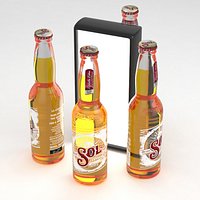 Beer Bottle Sol Cerveza 330ml