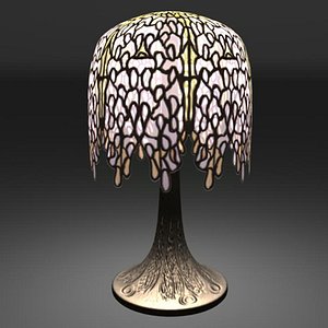 3d tiffany lamp model