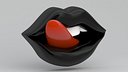 black Tongue Licking