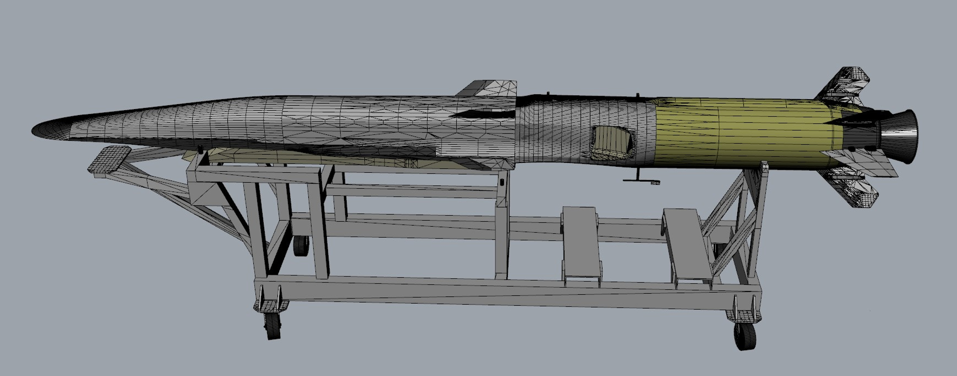 x-51a waverider 3d model