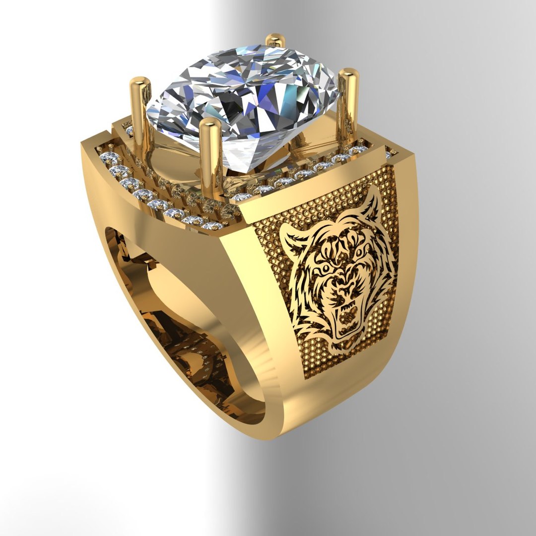 3D Men Ring 160 - TurboSquid 2305648