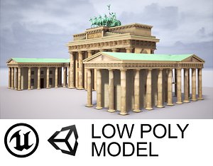 3D brandenburg gate model