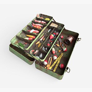 Old Fishing Tackle Box