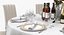 Round Served Table With Drinks 3D Model