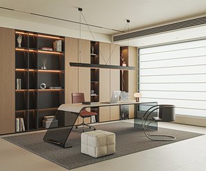 Modern office 3D model