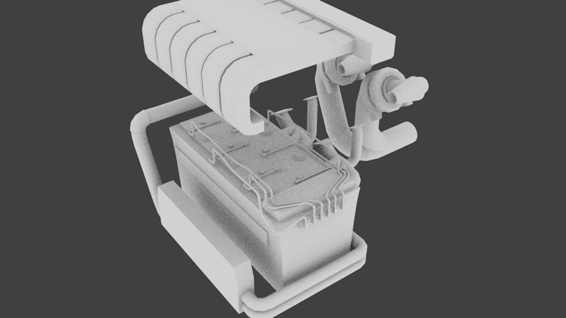 Blender Engine Turbos 3D Model - TurboSquid 1240765
