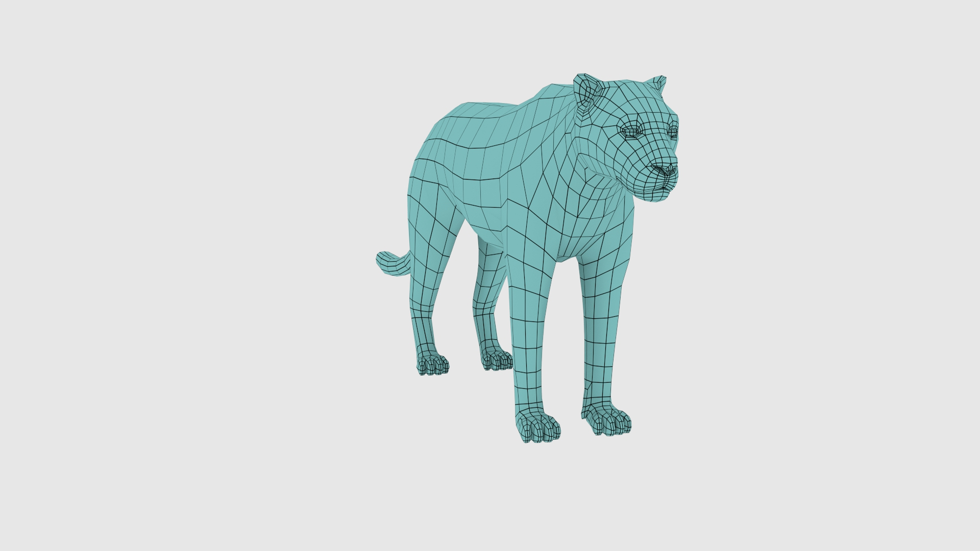 Leopard Low Poly Model - TurboSquid 1745582