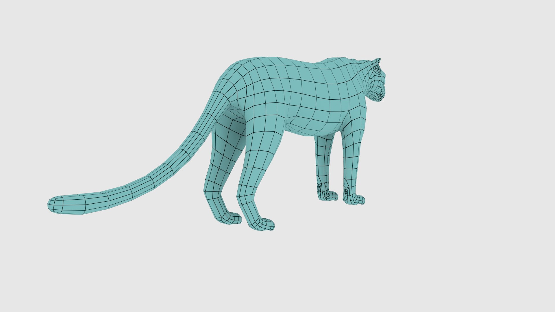 Leopard Low Poly Model - TurboSquid 1745582
