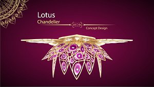 Lotus Agette Chandelier