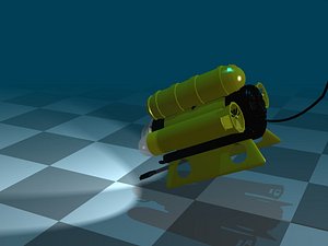 3ds remotely operated exploration vehicle