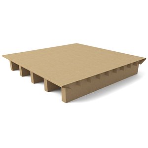 3D model Cardboard Dream Bed