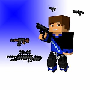 weapons guns 3d model