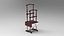 Coat Hanger Stand Design 2 - 3D Model Low-poly
