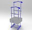 Coat Hanger Stand Design 2 - 3D Model Low-poly