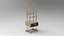 Coat Hanger Stand Design 2 - 3D Model Low-poly